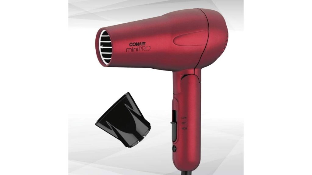 Best travel hair dryer conair minipro