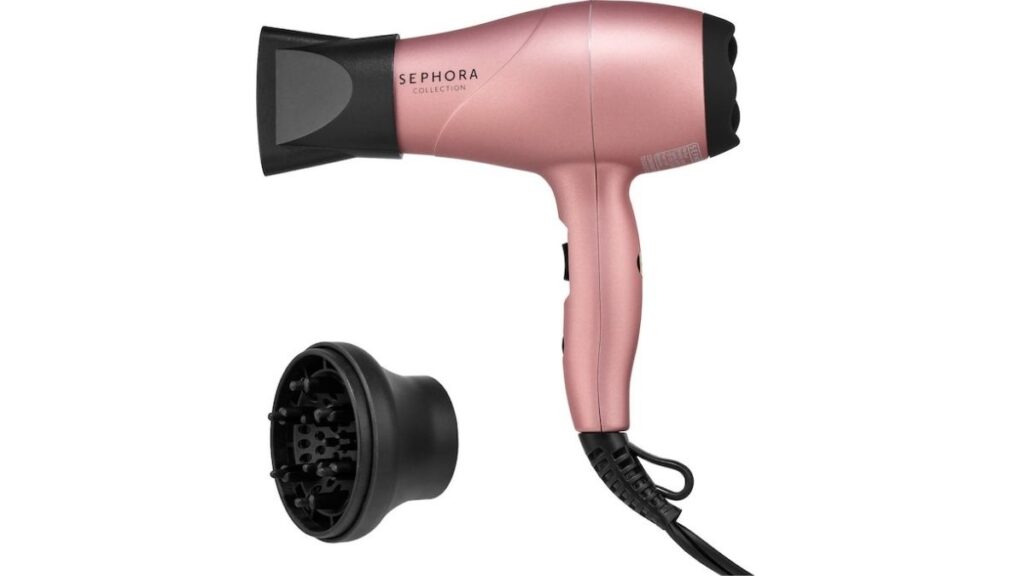 Sephora Collection mini blast travel hair dryer