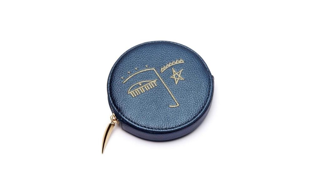 Missoma Starry Eyed trinket purse best travel jewelry case