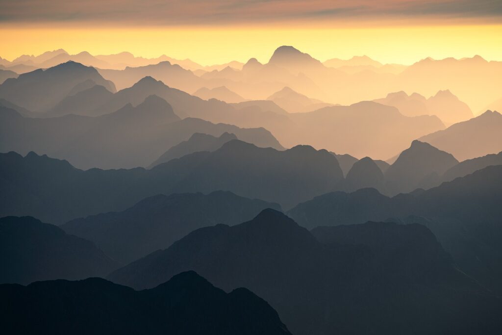 Mountain Layers Fiordland by William Patino - New Zealand