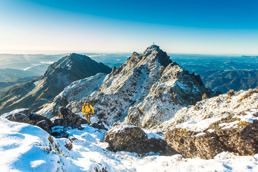 Snow on the trail of Mt Hikurangi by Lukasz Larsson Warzecha