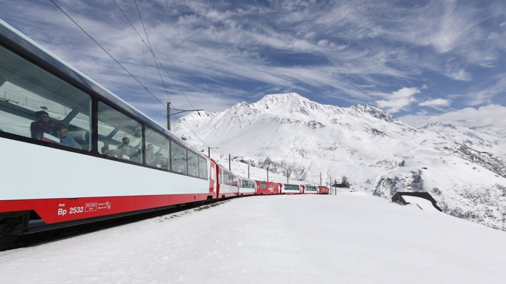 Ski Switzerland by Glacier Express Luxury Train 