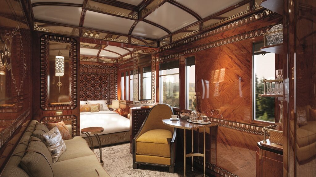 The Venice Simplon-Orient-Express - luxury train cabin