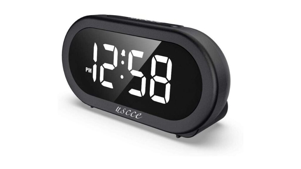 USCCE Small LED Digital, Travel Alarm Clock