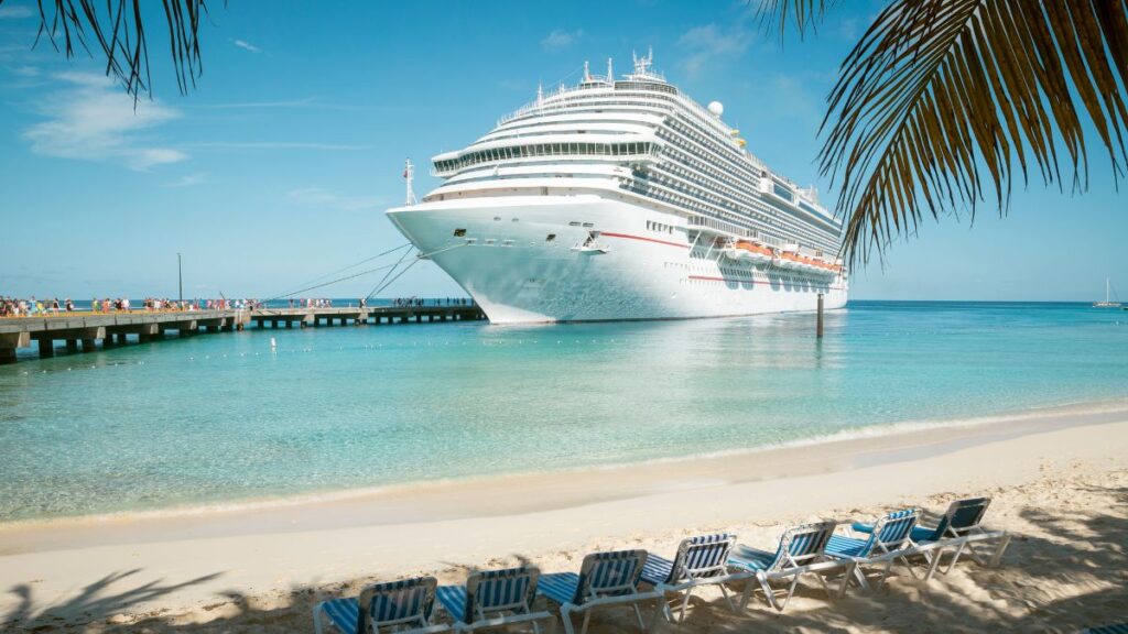 Norwegian Cruise Line - cruise line form the beach