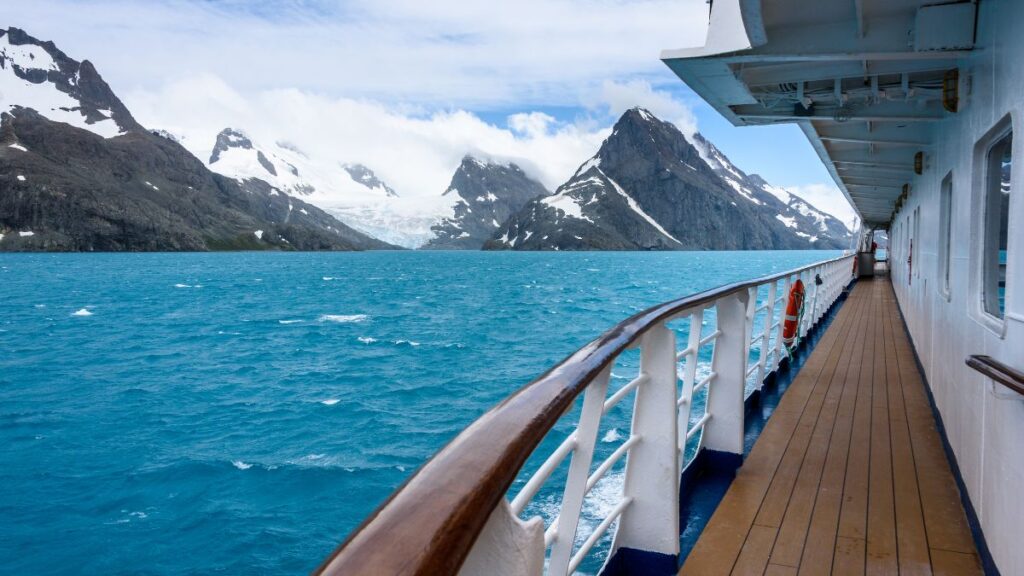 Norwegian Cruise Line - view from the deck