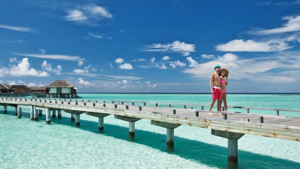 The Maldives - great for a romantic visit