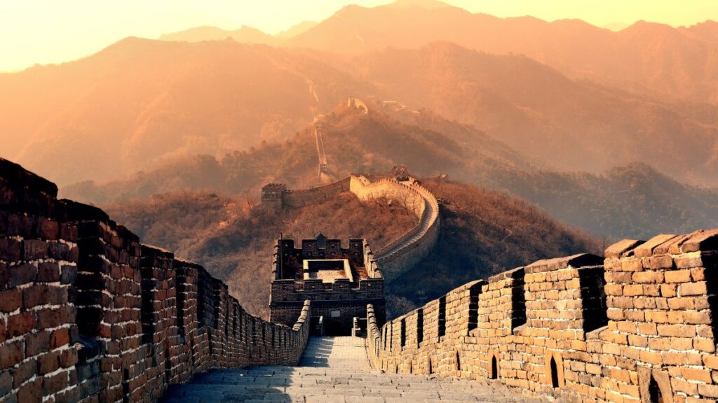 famous landmarks in the world - great wall of china
