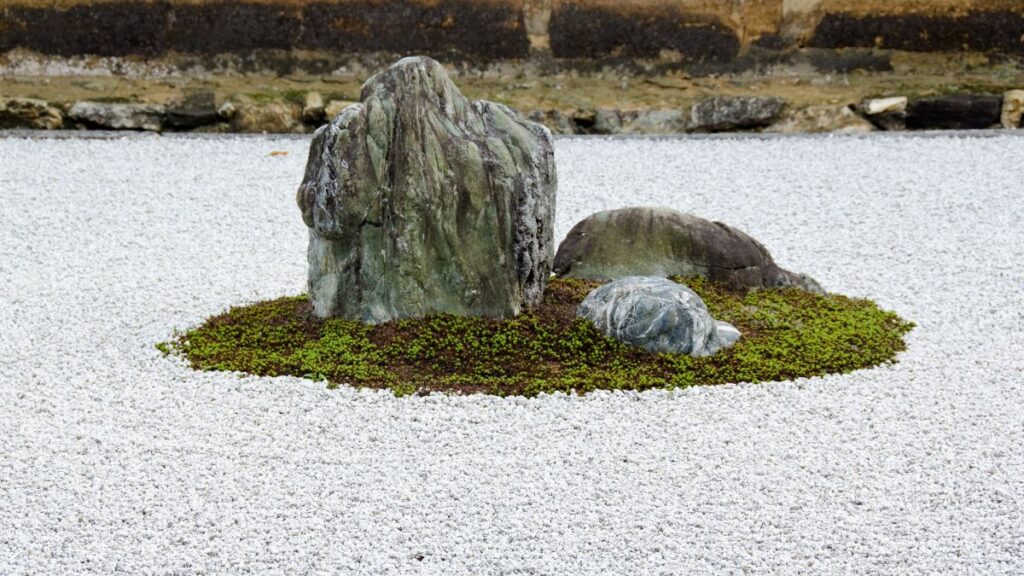 Relax at the Ryoanji Zen Garden