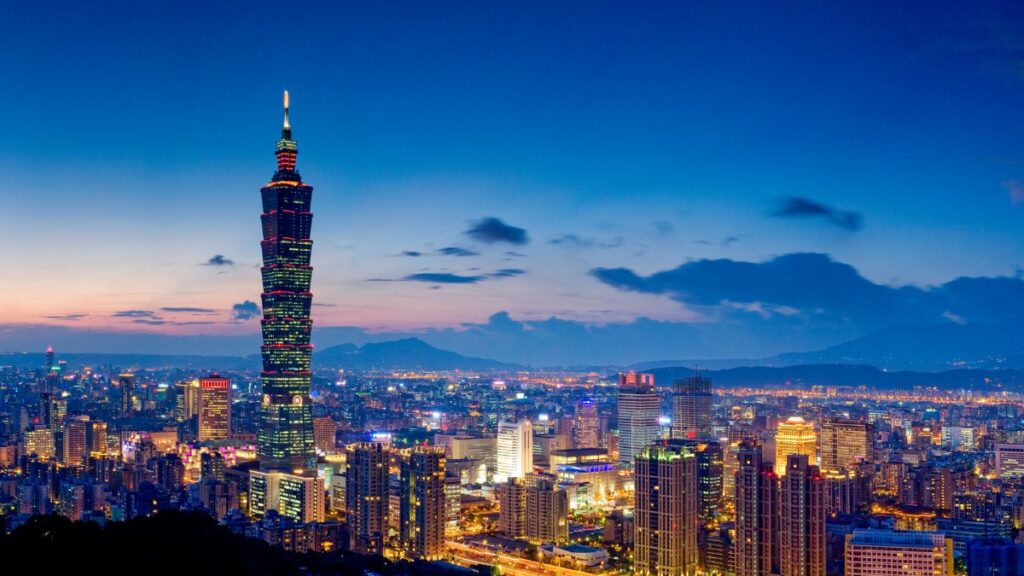 Take in the amazing view at Taipei 101