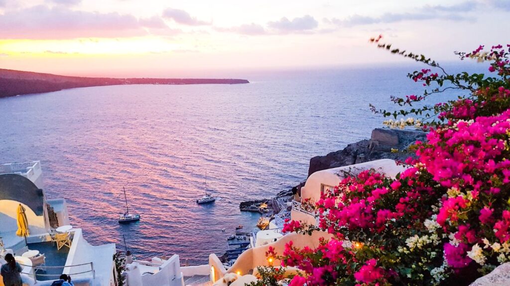 Santorini is one of the most popular and best places to see the sunset