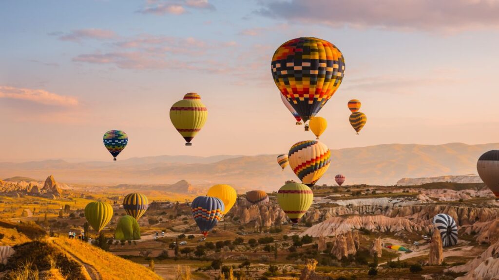 You must visit Cappadocia for the hot air balloon rides