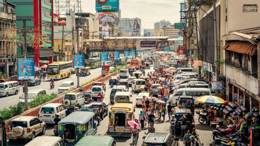Don't forget to take into the local traffic when you visit Manila