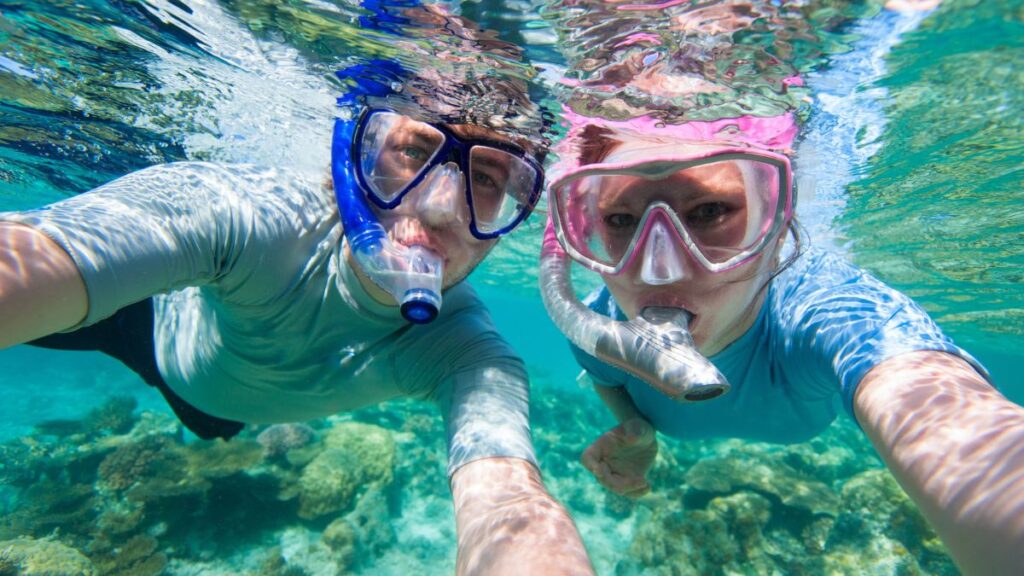 Snorkelling gear is essential for a great marine travel adventure
