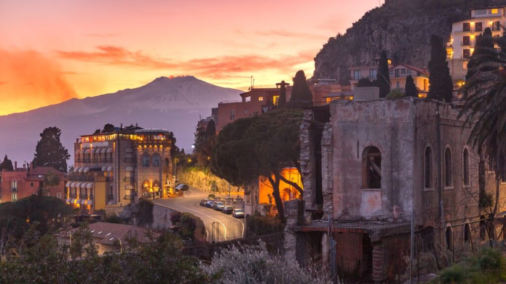 Mount Etna has great views and is one the best places to visit in Italy with family