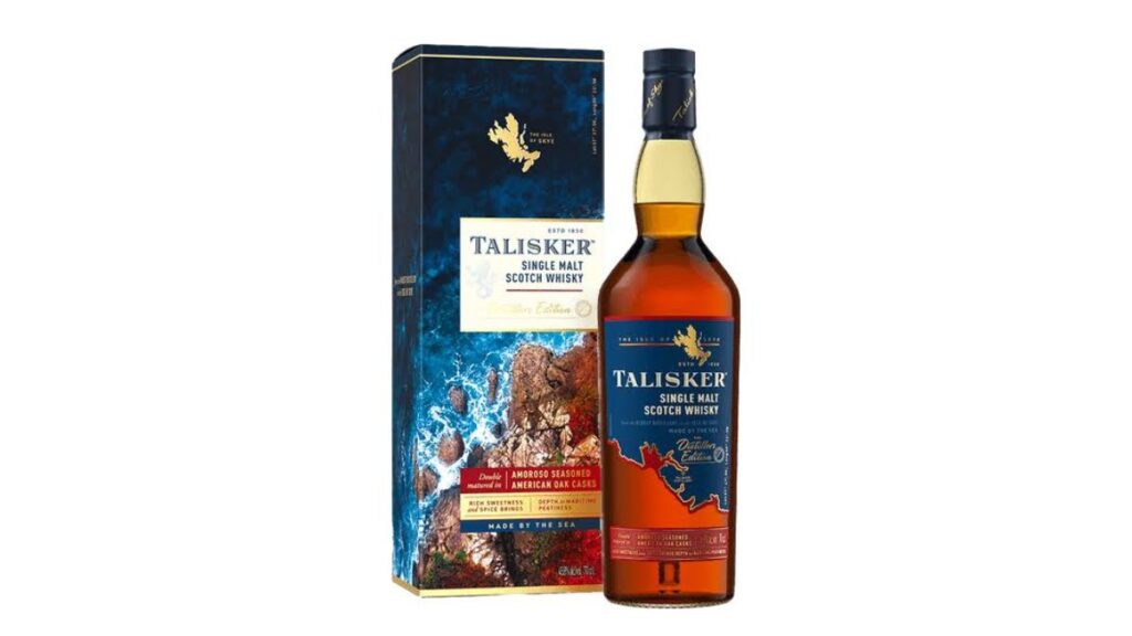 We really enjoyed the Talisker Distillers Edition single malt Scotch whisky