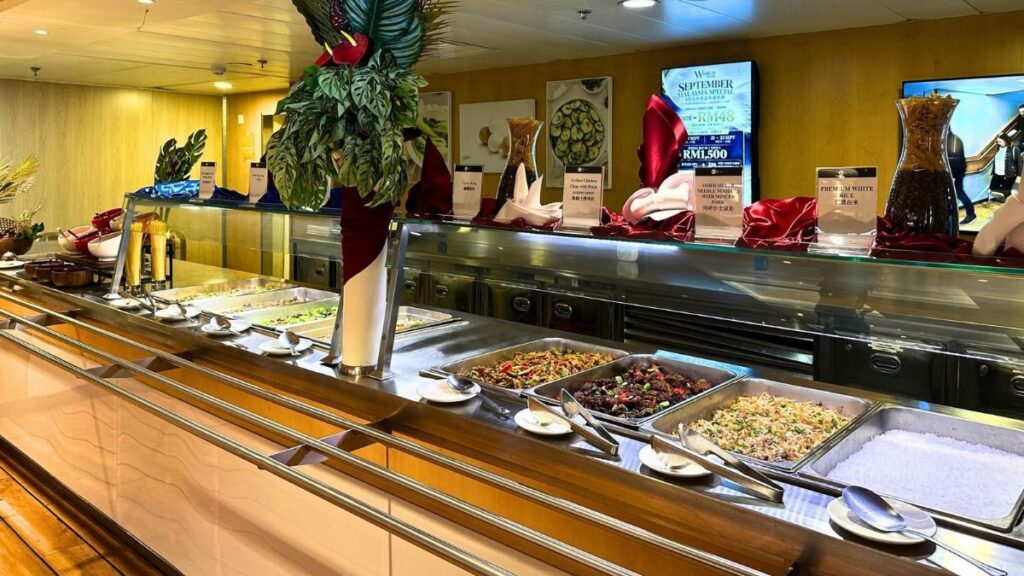 World Legacy is now offering an international buffet for all travellers